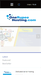 Mobile Screenshot of onerupeehosting.com